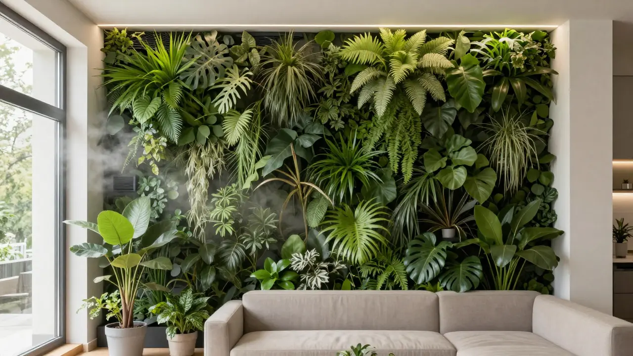 Integrace přírody v interiéru: jak zelené stěny změní váš prostor a zdraví