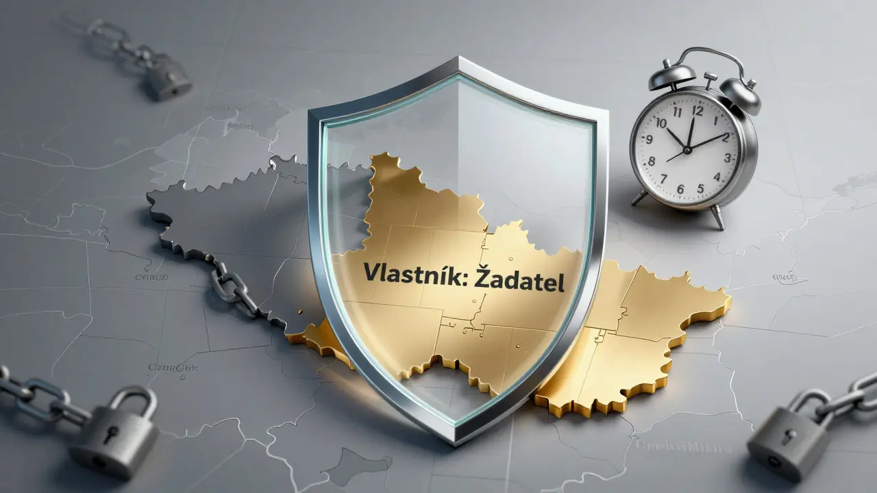 Právní štít chránící nemovitost v katastru s časovou lhůtou 60 dní a zablokovanými transakcemi.