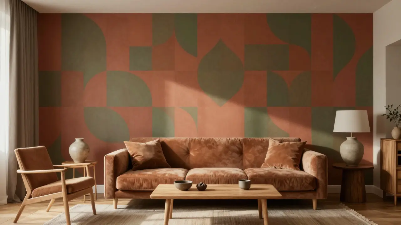 Retro vzory na stěnách: jak přivést nostalgický styl do domova v roce 2025