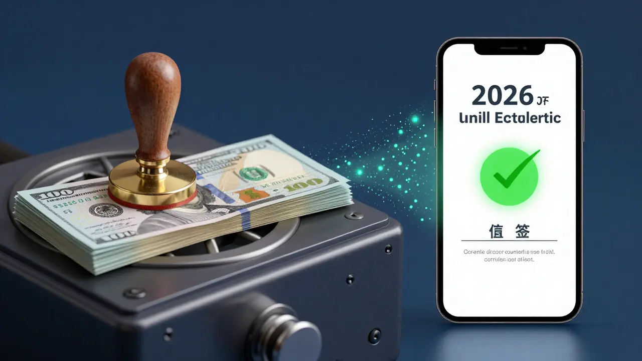 Bezpečná úschova poplatku a elektronický podpis smlouvy